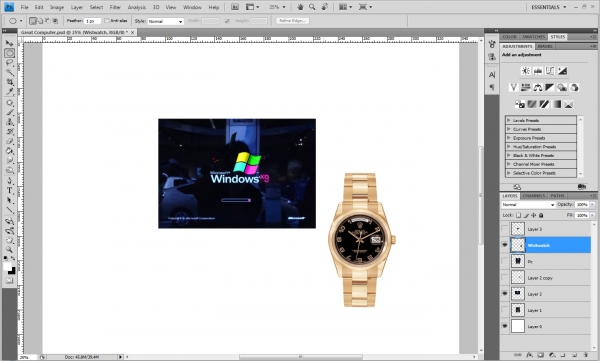 Creation of Super Pc-Watch 90: Step 1